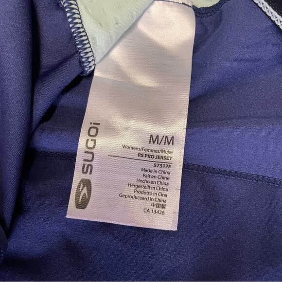 Sugoi Cycling Jersey Shirt Medium Short Sleeve Bicycle Race Cross Country Purple - Picture 6 of 8